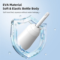 Bouteille de bidet moderne pliable et écologique avec buse rétractable pour salle de bain, extérieur et hôtel - Conception portable pour l'hygiène intime