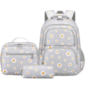 Sac à dos scolaire Daisy trois pièces pour élèves du primaire, grande capacité, ultra-léger, modèle 2026, pour l'exportation transfrontalière - Product Image 4
