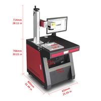 Machine de gravure laser de bureau pour coques de téléphone en métal, bagues, bijoux et tasses, machine de gravure laser rotative pour l'impression sur métal