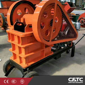 Concasseur à mâchoires mobile compact PE250*400 pour minerai d'or - Product Image 5