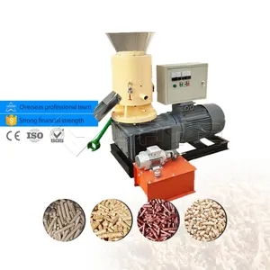 Poort 400-500 Kg/u Hot Selling Pellet Machine Hout 3 Rollen 11kw Hout Pellet Machine Lijn Hout Pellet Machine Lijn