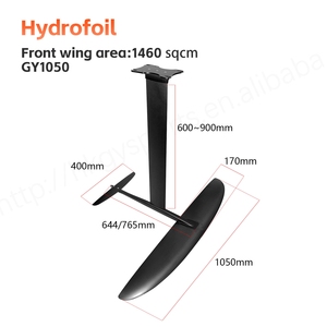 GY1050 Lámina de mástil de carbono intercambiable Tabla de surf Juego de agua Deportes Wave Efoil Paddle para surf Wing Board Pump Hydrofoils - Product Image 3