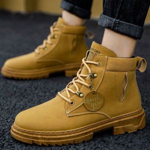 2022 Autumn and Winter Fashion New Men's Boots Wholesale Casual High-top Tooling Shoes - Product Image 1