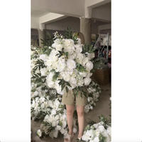 Offre Spéciale – Grandes Boules de Fleurs Artificielles Blanches en Soie pour Centres de Table de Mariage, Arrangements Floraux de 50 cm, 60 cm, 70 cm, 80 cm