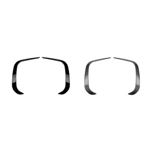 Volkswagen Tiguan MK3 R-Line Front Bumper Air Intake Grille Cover Piano Black Carbon Fiber Texture ABS Decal 53x31x8cm - Product Image 5