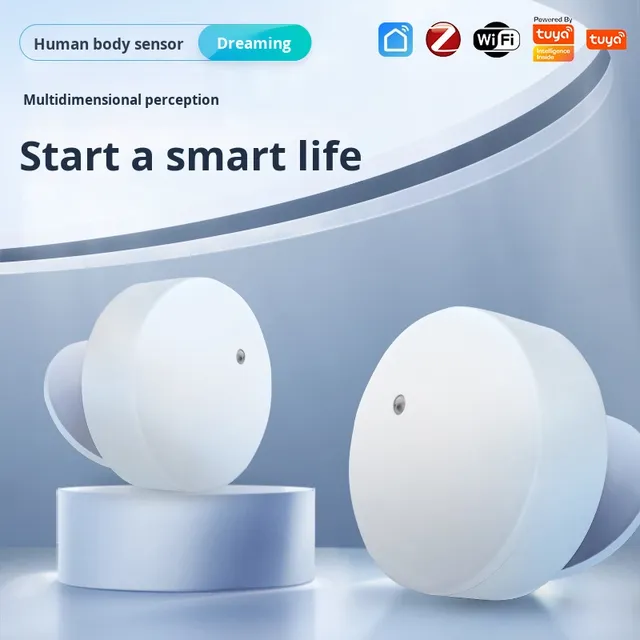 OEM Zy-M100 Smart Home Device with Zigbee24G WiFi OLED Display Android OS Features Human Breathing Presence and Light Sensor