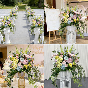 Arreglo Floral Artificial de Hortensias en Tonos Suaves y Realistas, Centro de Mesa para Bodas - Product Image 2