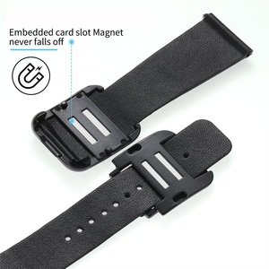 Bracelets de montre en <span class=keywords><strong>cuir</strong></span> PU en microfibre moderne à boucle magnétique en métal pour femmes pour <span class=keywords><strong>Apple</strong></span> <span class=keywords><strong>Watch</strong></span> Ultra 49mm 45mm 44mm Série 10 9 8 7 6 4 - Product Image 4