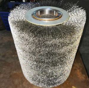 Support OEM personnalisé <span class=keywords><strong>pour</strong></span> le tambour de <span class=keywords><strong>brosse</strong></span> <span class=keywords><strong>métallique</strong></span> en acier inoxydable de qualité industrielle et bricolage de 200mm de diamètre <span class=keywords><strong>pour</strong></span> le meulage de surface - Product Image 6