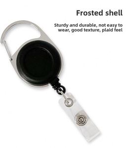 Premium Adjustable Metal Clip with Plastic Matte Finish <b>ID</b> <b>Holder</b> for Secure Card Management - Product Image 3