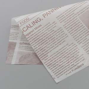 500pcs <b>Food</b> and Deli <b>Wrapping</b> Greaseproof <b>Paper</b> Sheets 12Inch Deli Wax <b>Paper</b> with Custom Logo Printed - Product Image 3