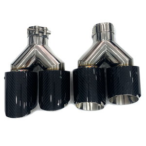 Phổ sợi carbon xe xả tailpipe với lõi thép không gỉ Sedan/SUV/Xe Tải cho Akrapovic phong cách xả <span class=keywords><strong>tip</strong></span> - Product Image 1