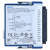 Modul Suhu RTD NI 9217 DAQ 24Bit 400S/s