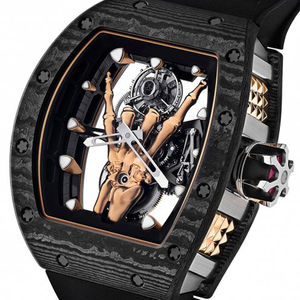 <span class=keywords><strong>Montre</strong></span> mécanique pour homme de luxe en édition limitée, haut de gamme, en fibre de carbone, mouvement squelette Devil's Hand, résistante à l'eau - Product Image 4