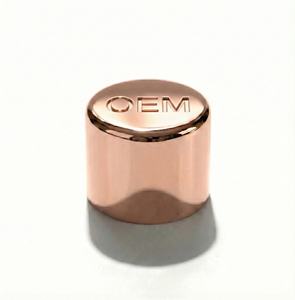 Fermetures de bouteilles <span class=keywords><strong>en</strong></span> Zamac or et argent de luxe directes d'usine - Product Image 1