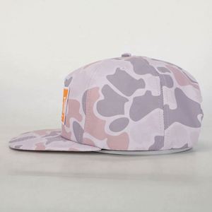 Casquette de golf non structurée Meidiney personnalisée avec logo patch 5 panneaux, style old school, camouflage canard, visière plate, snapback, de l'usine OEM - Product Image 4