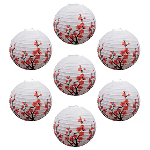 Giá Rẻ Truyền Thống Trung Quốc Phong Cách Vòng Treo Hoa Mận Giấy Đèn Lồng Cho Nhà Hàng Trang Chủ Wedding Party Ngoài Trời Trang Trí - Product Image 1