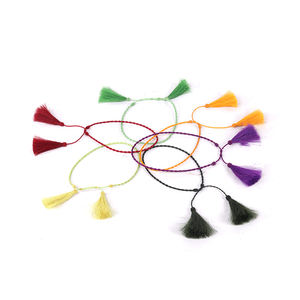 Weilai — panier de cheveux de <span class=keywords><strong>cheval</strong></span> tissé rouge, pour pompon, frange de cheveux - Product Image 3