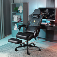 Nouveau design Fauteuil de gamer beige à haut dossier combiné pour le massage Fauteuil de gaming moderne à bas prix pour le bureau