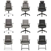 Fauteuil de Direction Ergonomique Moderne Pivotant de Luxe – Mobilier de Bureau d'Entreprise en Gros – Chaise de Bureau à Dossier Haut Pivotante en Acier Doux