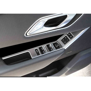 Garnitures intérieures de voiture interrupteur de fenêtre de vitesse chrome pour range rover <span class=keywords><strong>velar</strong></span> 2017 2018 2019 2020 2021 <span class=keywords><strong>2022</strong></span> 2023 kits auto haut-parleur évent - Product Image 1