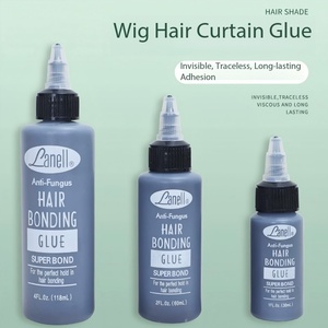 Pegamento para Extensiones de Cabello, Herramienta para Tejer Cabello, Pegamento Negro de Secado Rápido para el Cuidado del Cabello, Pegamento Ecológico para Maquillaje de <span class=keywords><strong>Pestañas</strong></span> - Product Image 1