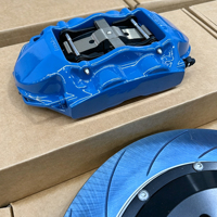 Kaliper Rem Brembo GT6 GT4 Kustom Berkualitas Tinggi, Kit Rem Besar Depan 6 Piston Belakang 4 Piston dengan Rotor 355mm 380mm 405mm untuk BMW F18
