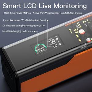 Batterie externe 100W avec prise secteur |   Charge solaire, charge les ordinateurs portables et alimente les petits appareils n'importe où - Product Image 4