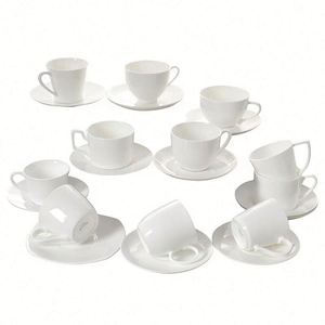 Customized European <b>Latte</b> <b>Cup</b> Saucer Set Ceramic White Personal Design Business Gifts Made From Ceramic Mugs Plastic Metal - Product Image 2