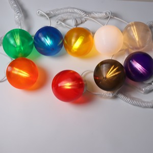 Luci a Stringa LED per Esterni <span class=keywords><strong>con</strong></span> Globo Acrilico da 6 Pollici, 9 Colori, per Patio, <span class=keywords><strong>Tenda</strong></span>, Natale e Campeggio - Product Image 1