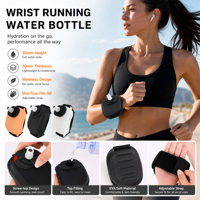 Botella de Agua Deportiva de Silicona, Portátil, para Montar en el Brazo, para Ciclismo, Running y Ejercicio al Aire Libre