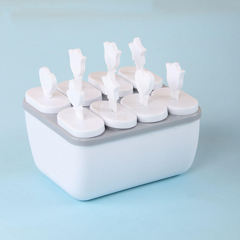 8 cavities white and gray