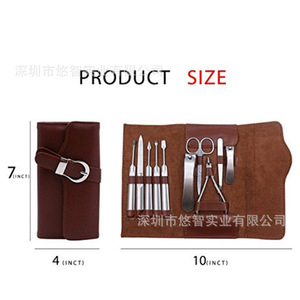 PU scissor case, nail tool bag storage bag, multi-piece nail clipper case, foldable bag - Product Image 3