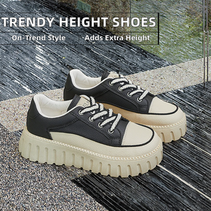 2026 New Evergreen Spring Summer Autumn Trend Leisure Thick Bottom Breathable Height Increasing <b>Pump</b> LinkedList Walking Running - Product Image 2