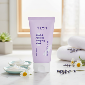 TIAM Caracol & Azulene Mascarilla para dormir 100mL-Hecho en Corea Caracol Mucina Calmante Regeneración Reafirmante Sensible Esquí dañado - Product Image 3