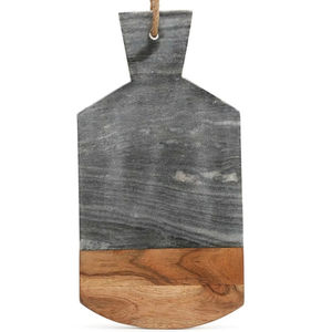 Metier Planche à découper en bois naturel de haute qualité Forme rectangulaire 1.5cm d'épaisseur Durable Durable Passe au lave-vaisselle-ARTISANAT GALORE - Product Image 1