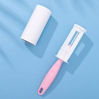 FF127 60 Feuilles Pet Hair Lint Rouleaux Vêtements Meubles Tapis Brosse De Nettoyage Fuzz Tissu Rasoir Portable Lint Remover