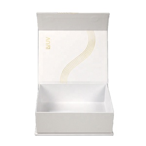 Custom <b>White</b> Gift <b>Boxes</b> With Magnetic Closure Lid - Product Image 3