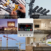 Disjoncteur WiFi Intelligent Tuya RMshebei 100A, Compteur Rail DIN, Minuterie Numérique 220V Programmable, Protecteur de Surtension