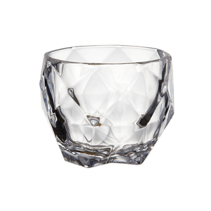 Vente en gros, verres à Whisky à fond épais en verre de Vodka cristal clair avec coupe de diamant rond créatif - Product Image 2