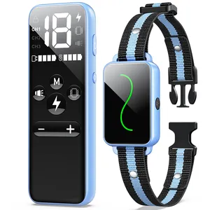 Pet Products Accessories Anti bark shock collar waterproof electric dog training collar with control remote
