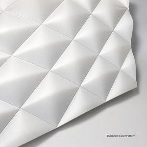 Revêtement de façade en mur-rideau à motif diamant blanc pour l'architecture commerciale - Product Image 2