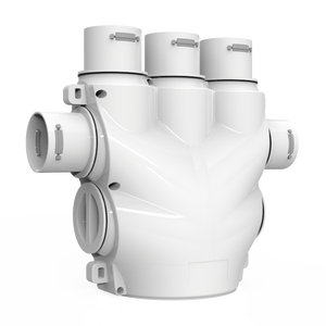 Accesorios de ventilación ABS, distribuidor de conductos de aire de 1-7 puertos, silenciador, accesorios de conductos de tubería de PE, hospitales, gimnasios, escuelas, sótanos - Product Image 6