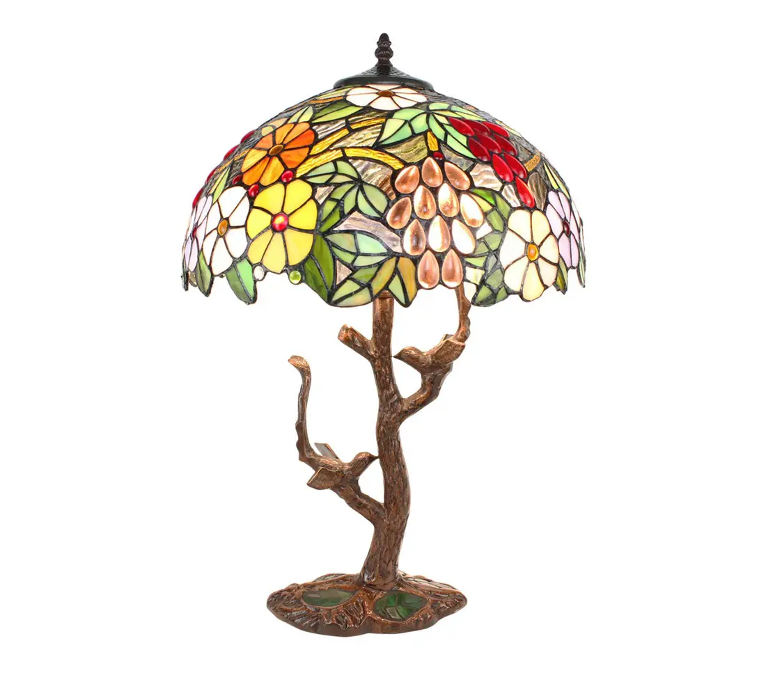 Kunst Tiffany Tisch lampe ---------- KÖNIG SCHÖNHEIT, TOP TRADITIONELLE TIFFANY LAMPE