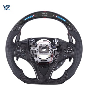 Volant LED en fibre de carbone véritable YZ en promotion avec palettes de changement de vitesse en fibre de carbone pour Honda Acura TLX/TX – Pièces de mise à niveau haut de gamme - Product Image 2