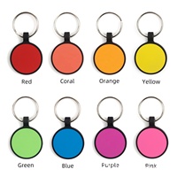 Collier en Silicone Double face, impression Logo personnalisé de haute qualité, Sublimation en aluminium époxy, étiquette d'identité pour chien