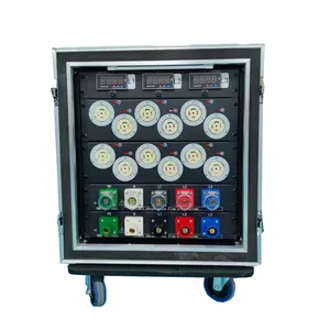 Stage Power Distribution Board Electrical Box 12 Way Load Center Panel Board Enclosure