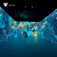 Salle de projection immersive, projecteur holographique 3D, cartographie immersive pour restaurant, hôtel, mariage, galerie d'art