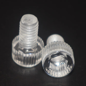 Vis Allen M3 M4 M5, boulons hexagonaux cylindriques, vis métriques en plastique PC, polycarbonate, acrylique, matériau transparent - Product Image 2
