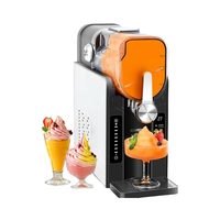 Máquina de Granizados para el Hogar, de Plástico, con Limpieza Automática, LED, un Solo Toque, 12h, 6 Programas Preestablecidos, No Requiere Hielo